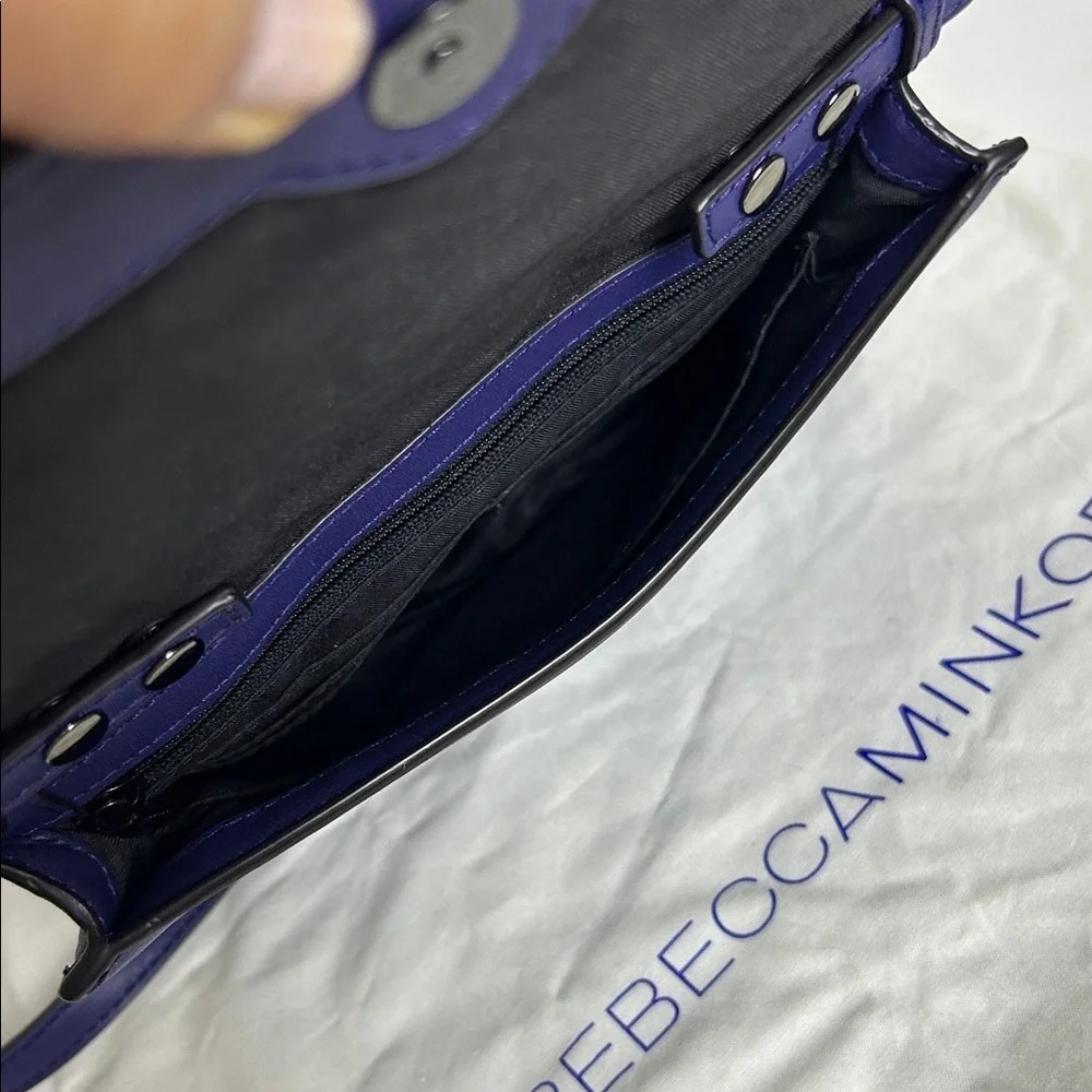 Rebecca Minkoff Navy/Purple Leather Crossbody - Picture 6 of 13